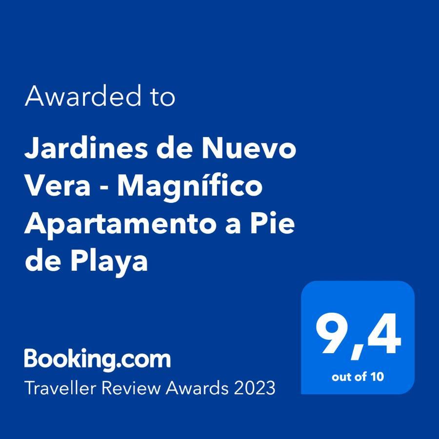 Jardines de Nuevo Vera - Magnífico Apartamento a Pie de Playa Exterior foto